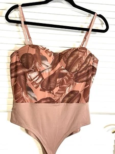 ChicMe Mujer Talla XL Otoño Floral Cami Top Body Usado en Excelente Condición - Imagen 1 de 15