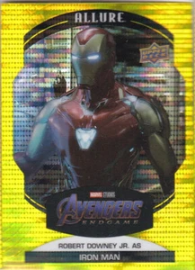 Carta Parallela 2023 Marvel Allure 100 Robert Downey Jr. As Iron Man Giallo Taxi - Foto 1 di 1