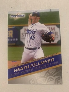 Heath Fillmyer 2019 Omaha Storm Chasers Team Card - Picture 1 of 1