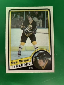 1984-85 O-Pee-Chee Nevin Markwart RC Boston Bruins #8 - Picture 1 of 2