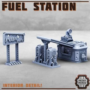Fuel Station - Sci-fi  Steampunk / Modern Era Scenery Terrain - Picture 1 of 4