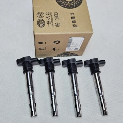 4 bobinas de encendido Delphi OEM 07K905715E para AUDI Q5 A4 VW GLi Passat 1.8T 2.0T Foto 1 de 4
