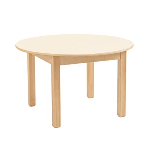 Jooyes Children Round Circular Wood Table - H58cm - Picture 1 of 4