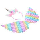 Colorful Wings Role Play Accessories Headpiece Metal Hair Band Prom Props