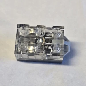 LEGO Light Brick LED Electric 2x3x1 1/3 Trans-Clear 54930c02 Yellow Glows Orange - Picture 1 of 2