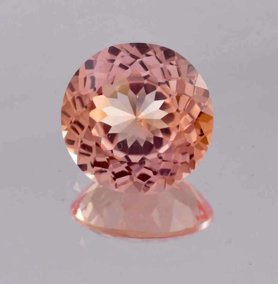 Piedra preciosa de esfalerita natural bicolor amarillo-naranja 17 x 17 mm 21,55 quilates certificada Foto 1 de 4