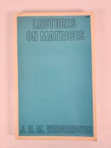 Lectures on Matrices (Dover Books on Intermediate and Advanced Mathematics) - Foto 1 di 11