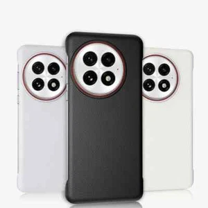 Funda rígida de PC mate sin marco grano Litchi para OnePlus 13 ACE5 cubierta trasera sin borde - Imagen 1 de 12