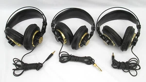 LOTE de 3x AKG K240 Profesional Estudio Sobre la Oreja Auriculares Mezcla Monitoreo - Imagen 1 de 2