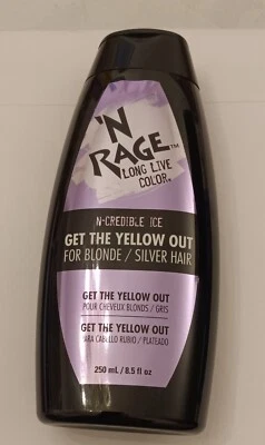 'N RAGE COLOR N-CREDIBLE ICE SACA EL AMARILLO PARA CABELLO RUBIO/PLATEADO 8,5 fl oz Foto 1 de 3