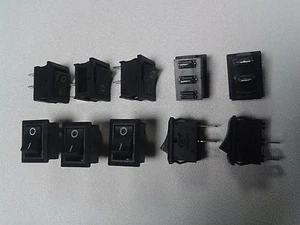 10 Stück Miniatur Schalter ein/aus NEU (S5) - Picture 1 of 1