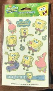 Vintage American Greetings Stickety Doo Da  SPONGEBOB TATTOOS * - Picture 1 of 1