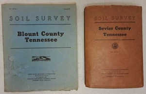 Soil Survey Blount And Sevier County 1953-1945 TVA USDA #6.4.29 - Picture 1 of 22