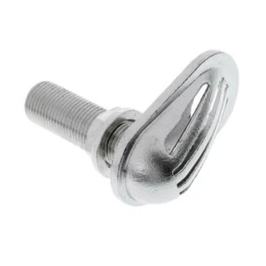Boat Stainless Steel 1-1/2" Thru Hull Intake Strainer Thread Pump Hose Fitting - Foto 1 di 5