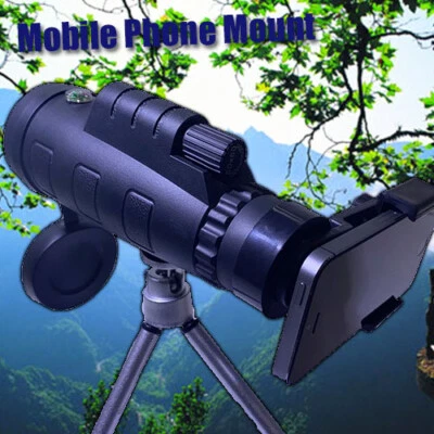 Multi-Functional HQ 10x Phone Tripod Monocular Scope w/Accessories - image 1 of 4