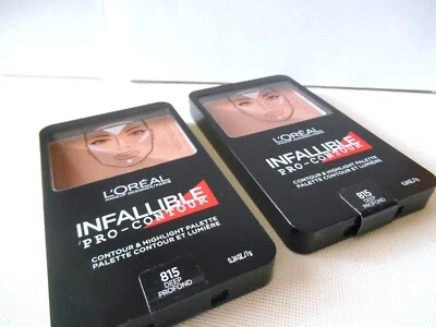 Lot of 2 #815 Deep - L'Oreal Infallible Pro Contour & Highlight Palette SEALED - Image 1 of 3