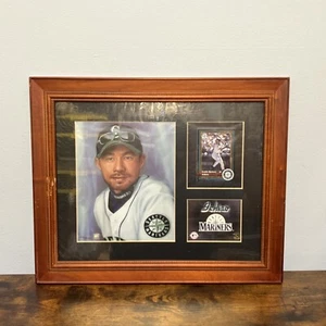 Ichiro Seattle Mariners 2001 Toon Art, Inc. Framed Litho Print /50,000 - Picture 1 of 7
