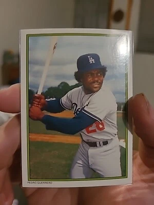 1986 Topps - Mail-In Glossy All-Star Collector's Edition #25 Pedro Guerrero - Image 1 of 2