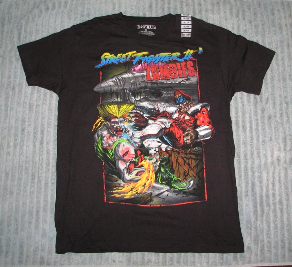 Men's (M) Vintage STREET FIGHTER 2 "ZOMBIES" T-Shirt (Hot Topic, CapCom) - Image 1 of 3