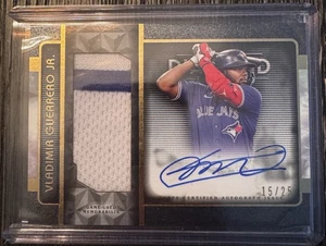 Parche Jumbo 2023 Topps Diamond Icons/25 Vladimir Guerrero Jr Auto Vlad Blue Jay - Imagen 1 de 2