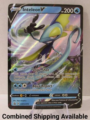Inteleon V - SWSH016 SWSH: Sword & Shield Promo Cards NM Holo English 15773 - Image 1 of 2