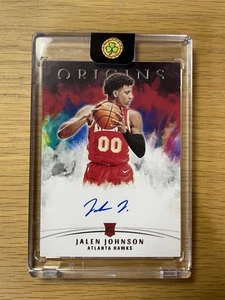 2021-22 Panini Origins Jalen Johnson Rookie On Card Auto - Card# RA-JAL - Picture 1 of 3