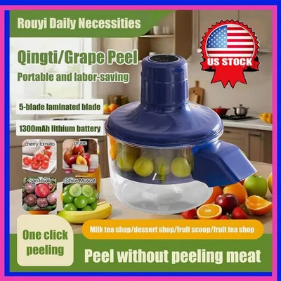 Grape Peeling Machine Automatic Small Fruit Garlic Peeler Machine for Garlic KU - Image 1 of 4