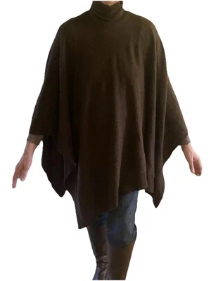 Ralph Lauren 100% Cashmere Chocolate Brown Cape/ Poncho - Image 1 of 4