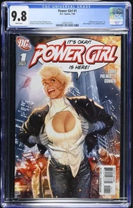 Power Girl 1 2009 CGC 9,8 páginas blancas DC Comics - Imagen 1 de 2