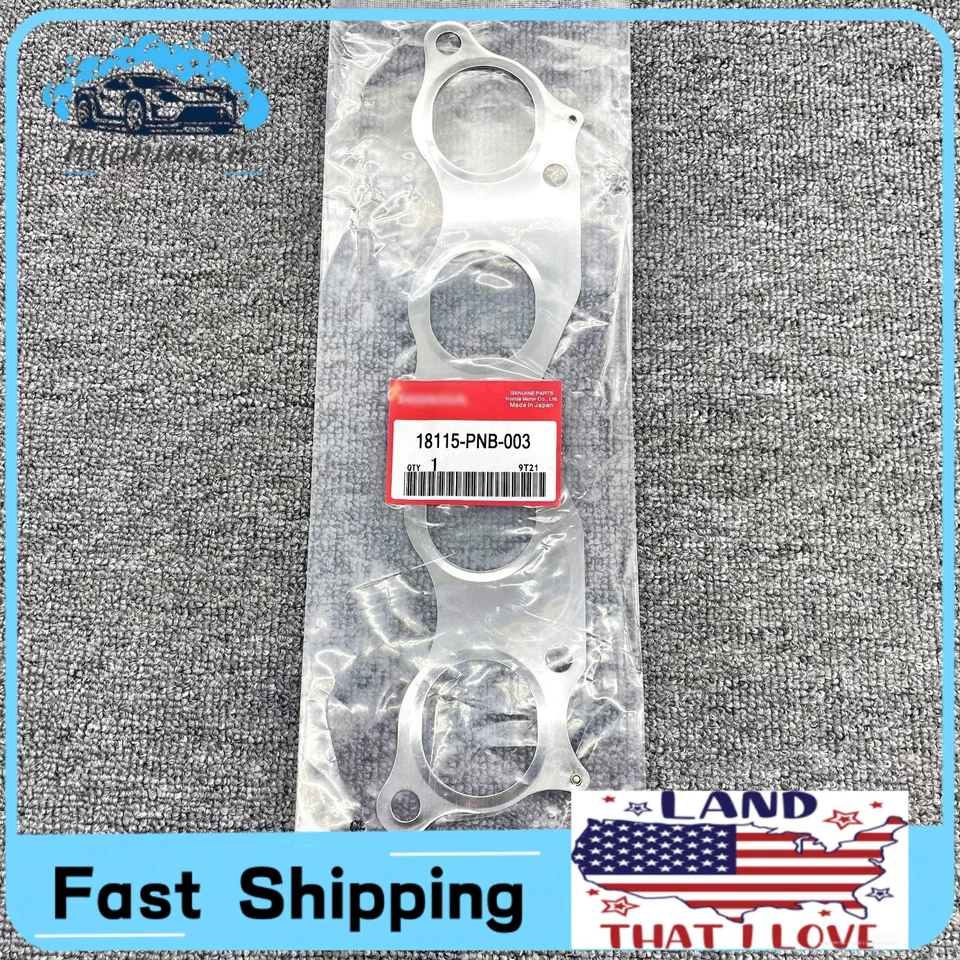 NEW Manifold Gasket 18115-PNB-003 For Honda Acura K20A2 K20Z1 K20Z3 K24A Exhaust Foto 1 de 4