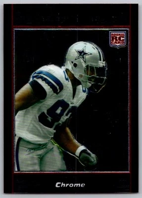 2007 Topps Chrome Anthony Spencer Rookie Dallas Cowboys #BC8 - Image 1 of 2