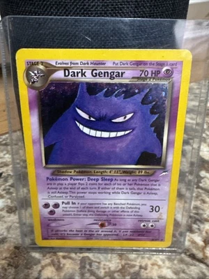 Dark Gengar 6/105 Neo Destiny Holo Ultra Rare Pokemon MP TCG WOTC Vintage  - Image 1 of 2