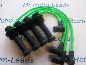 LIME GREEN 8MM PERFORMANCE IGNITION LEADS FOR THE FOCUS FIESTA MONDEO 1.8 2.0 - Picture 1 of 4
