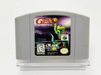 Gex 3: Deep Cover Gecko (Nintendo 64 N64) Authentic & Tested - Image 1 of 4
