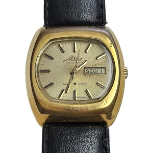 Vintage Mido Multi Star Automatic Swiss Gold Mens Wrist Watch Runs - Picture 1 of 13