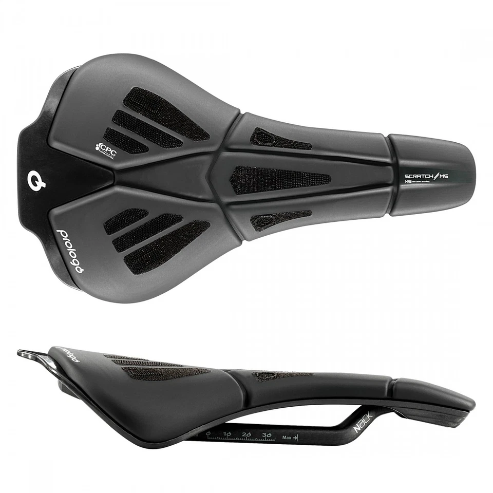 Prologo Scratch M5 CPC Unisex Road & Off-Road Saddle - Nano Carbon Rail 140mm