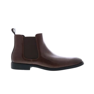 Rush By Gordon Rush Chelsea Boot 301327 Mens Brown Synthetic Chelsea Boots - Picture 1 of 8