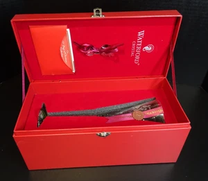 Waterford Crystal 12 Days of Christmas Partridge Toasting Flute w/Charm & Box - Picture 1 of 11