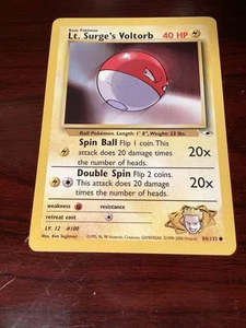 Tenente Surge’s Voltorb 84/132 - Gym Heroes - Foto 1 di 2