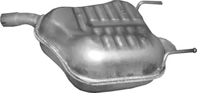 Silencieux final arrière gauche 17.652 POLMO pour OPEL VECTRA C VECTRA C GTS - Photo 1/4