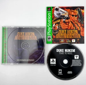 Duke Nukem Time to Kill PS1 (PlayStation 1) Greatest Hits w/Manual CIB - Tested - Picture 1 of 8