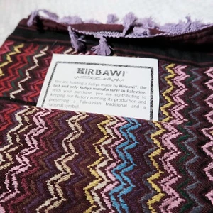 Original Hirbawi Colourful Kufiya Keffiyeh - Handmade in Palestinian - Bild 1 von 9