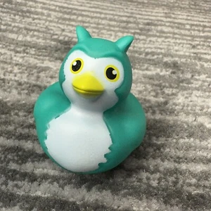 Rubber Duck Owl Bird Decor Car Home Office Cute Ornament Green Cute Ducky New - Picture 1 of 9