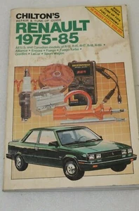 Chilton's Repair Manual Renault 1975-85 Part No. 7165 - Picture 1 of 4