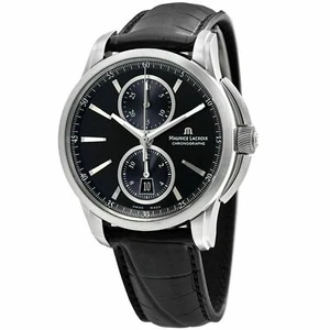 Maurice Lacroix PT6368-SS001-3301 Men's Pontos Black Automatic Watch - Bild 1 von 1