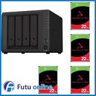 Synology Ds923+ 4 Bay Diskless Nas+4X Seagate Ironwolf Pro 22Tb Hdd