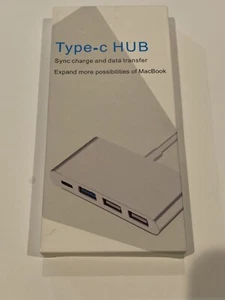 Beegod 4-in-1 Type C to USB 3.0 HUB PD Charging MacBook Pro USB Adapter - Picture 1 of 6