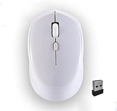 ROTCAR Wireless Mouse Dual Mode (BT5.0 + 2.4GHz USB) 1600 DPI ROTM-0711 W B01 - Image 1 of 4