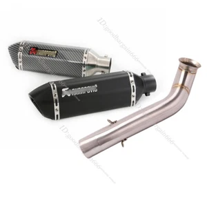 Mid Pipe 51mm Muffler Silencer Modified for Duke 690 Svartpilen 701 2012-2018 - Picture 1 of 11