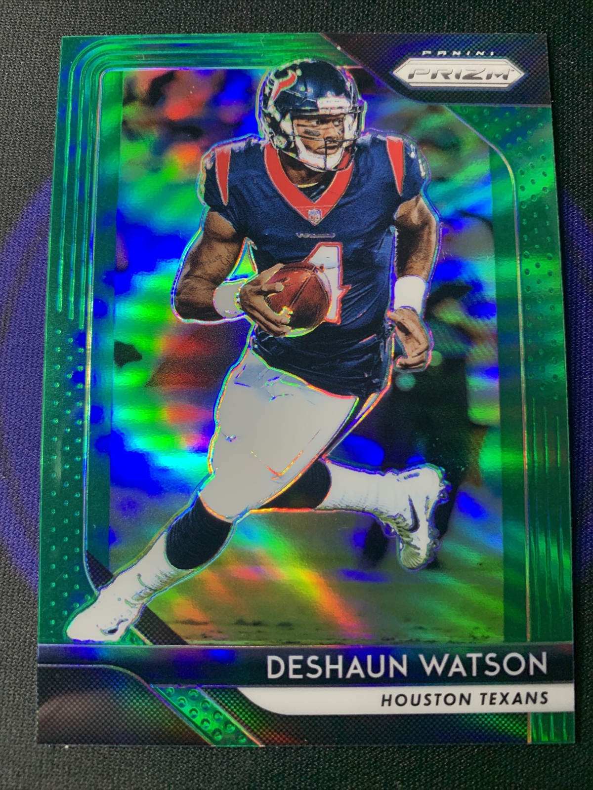 2018 Panini Prizm Deshaun Watson Green Prizm #120 Texans Browns